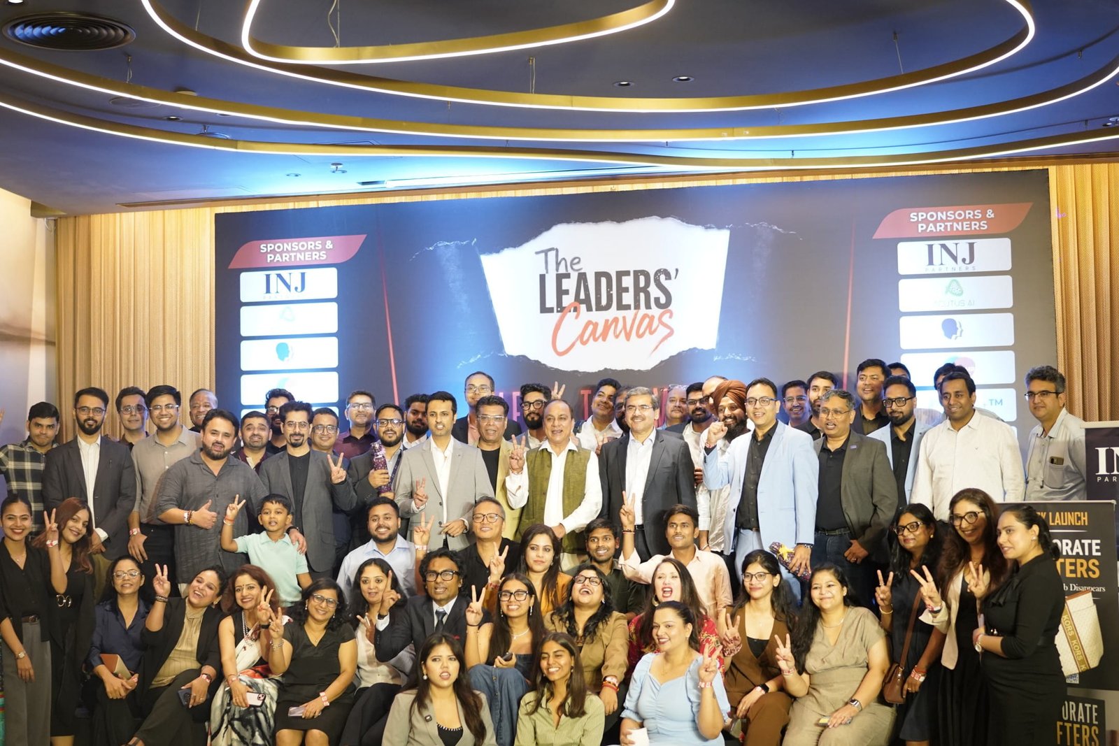 Attendees group photo at The Leaders' Canvas Delhi 2026, The Westin Gurgaon